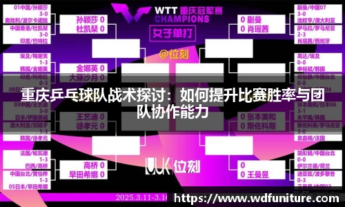 重庆乒乓球队战术探讨：如何提升比赛胜率与团队协作能力